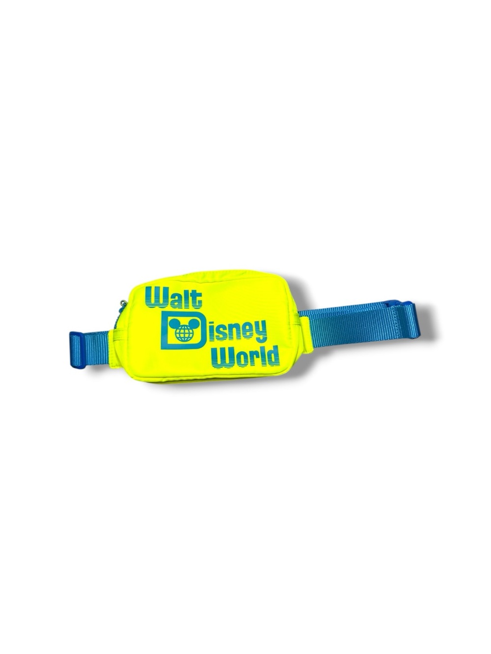 Walt Disney World Neon Yellow Fanny Pack Blue